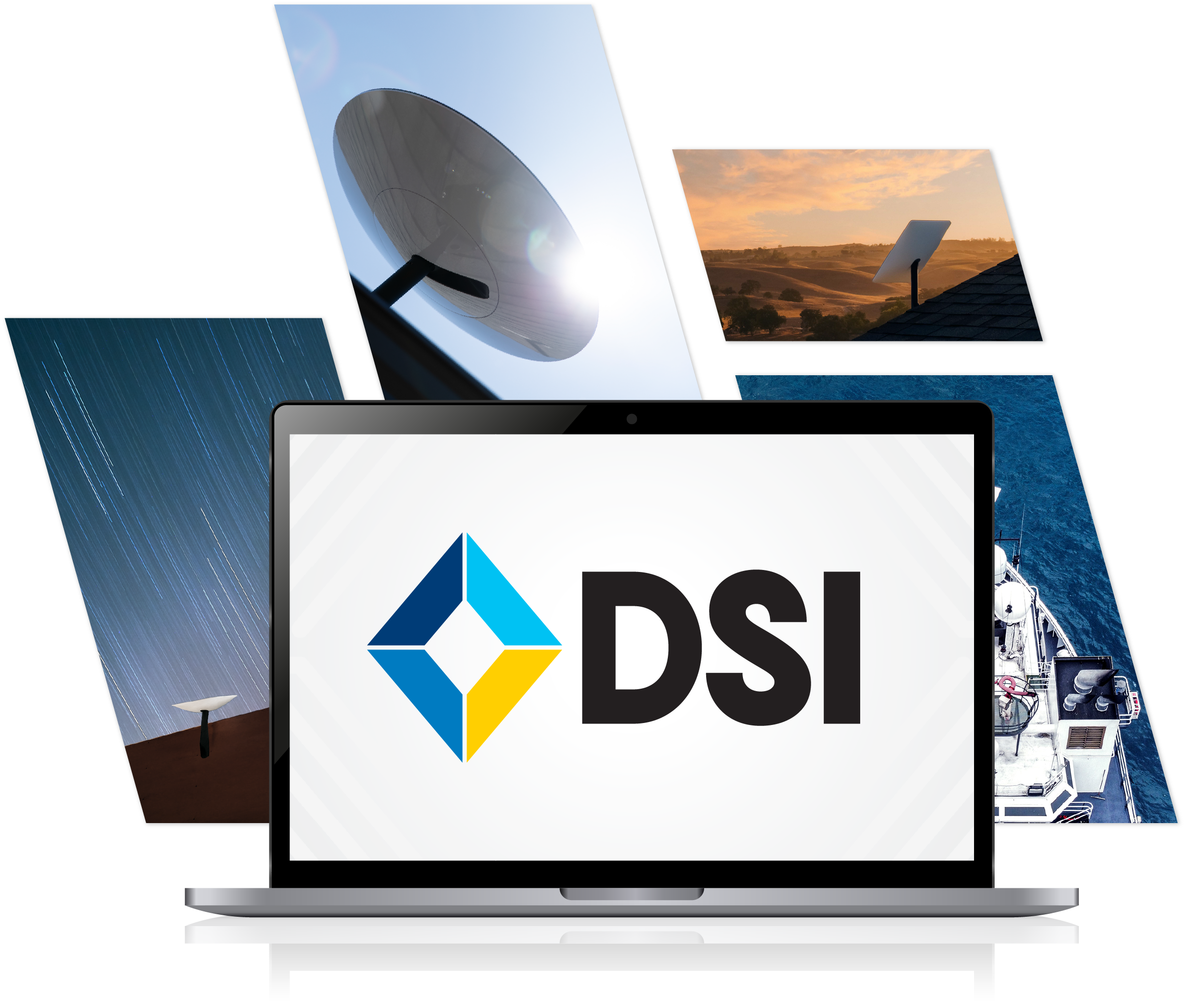 Open laptop showing the potential of DSI.